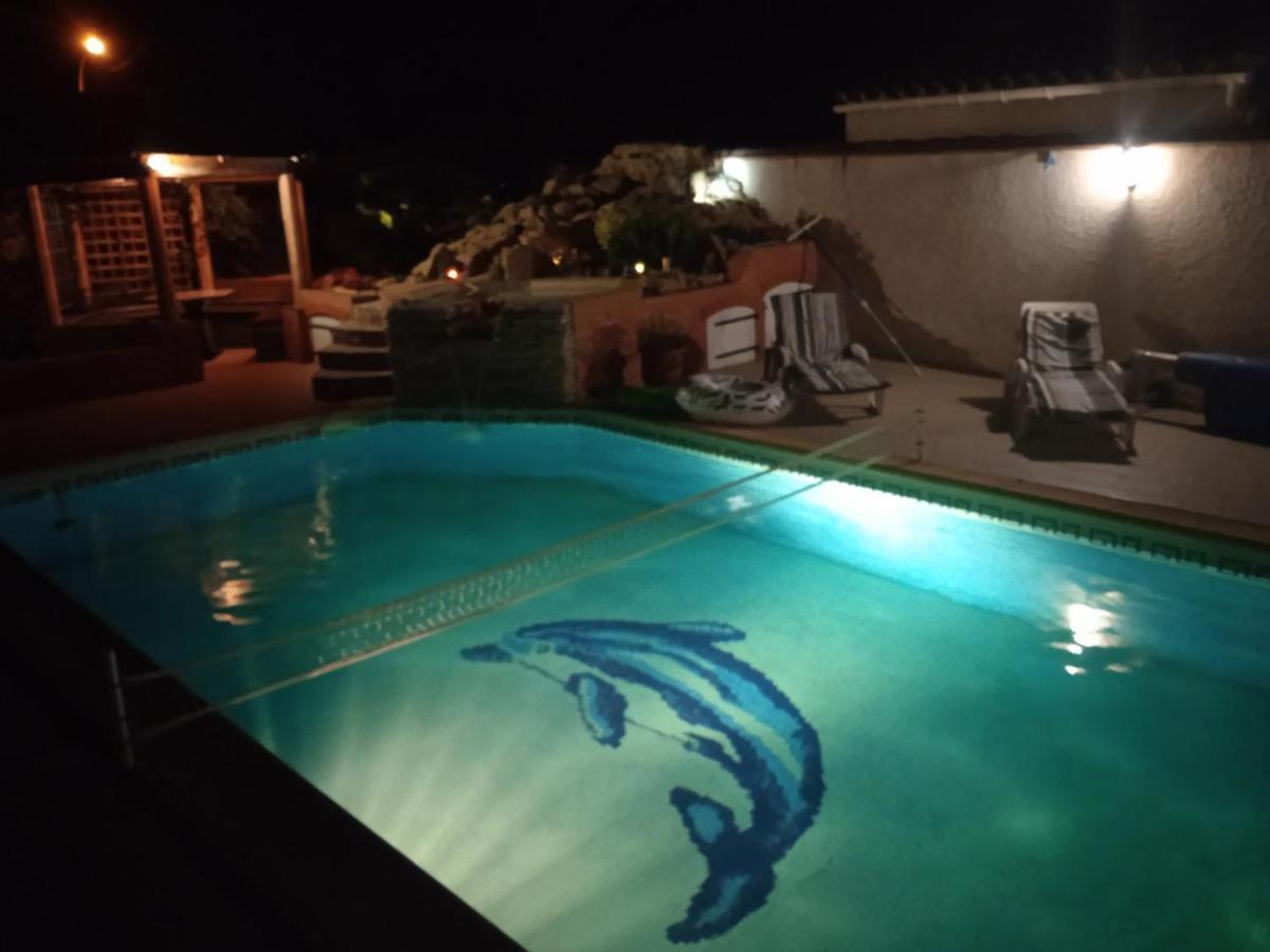 Апартаменти Gite T2 Avec Grande Piscine Villeneuve-la-Comptal Екстер'єр фото
